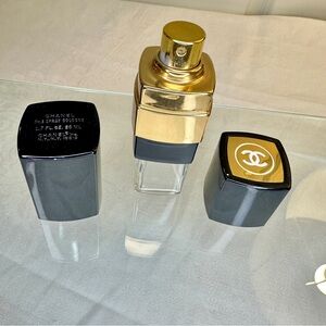 RARE 1960's Chanel No 5 Cologne Spray REFILLABLE Bottle ONLY 1.7 Oz N.Y.. N.Y.